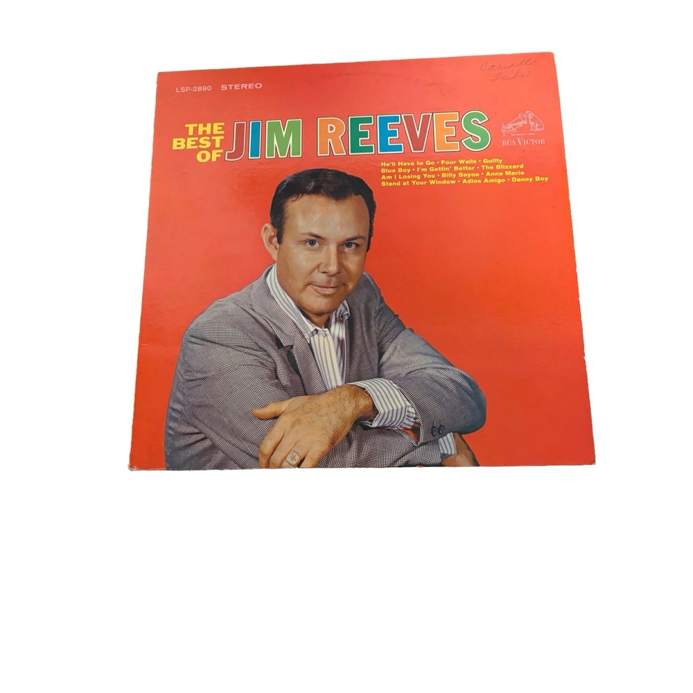Jim Reeves – The Best Of Jim Reeves - RCA Victor LSP-2890 Vinyl LP